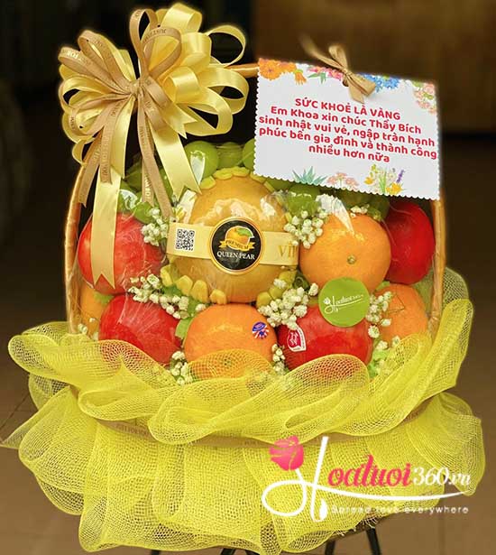 Giỏ trái cây - Sống thật vui